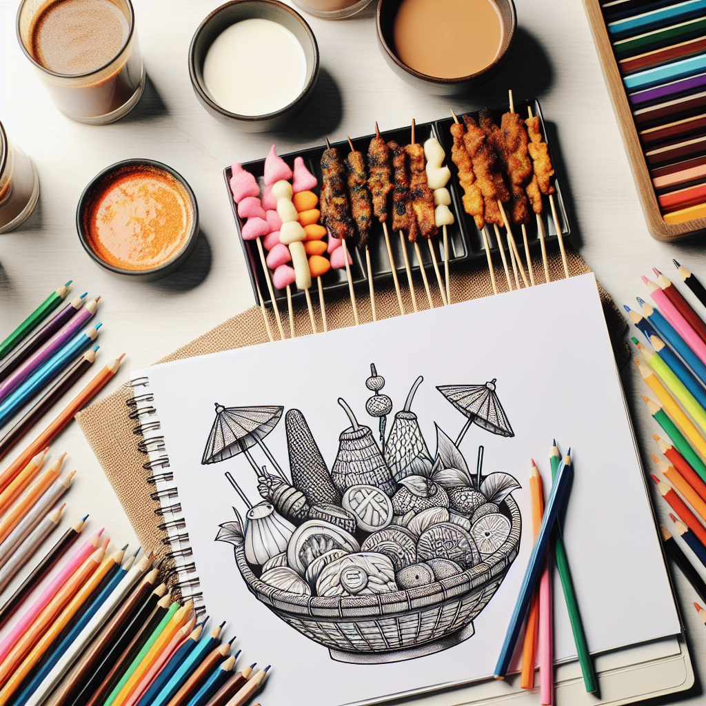 Mewarnai Gambar Makanan Tradisional Indonesia: Menggali Kreativitas